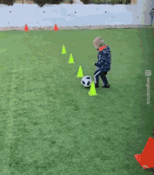 soccer drill training football football dribbling turning
