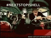 Bus Partying On The Bus GIF - Bus Partying On The Bus Bus Driver GIFs