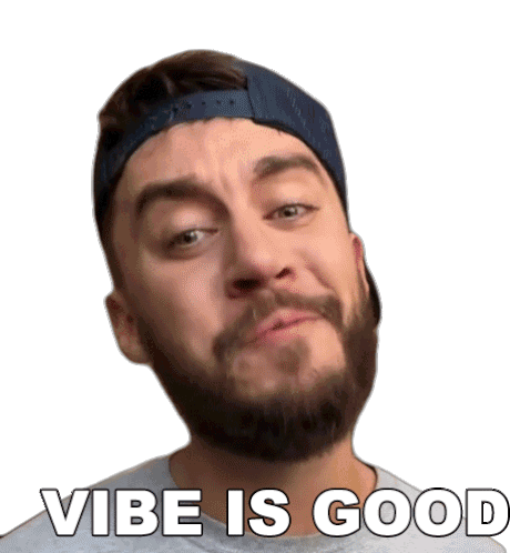 Vibe Is Good Casey Frey Sticker - Vibe Is Good Casey Frey The Feeling Is Good Stickers