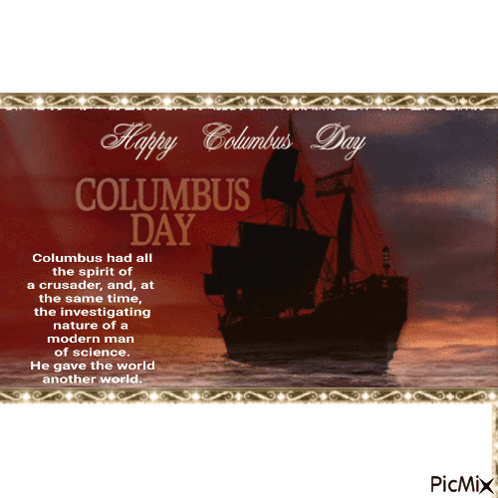 Happy Columbus Day GIF - Happy Columbus Day - Discover & Share GIFs