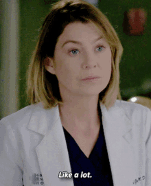 Greys Anatomy Meredith Grey GIF - Greys Anatomy Meredith Grey Like A Lot GIFs