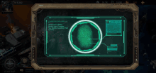 a screenshot of a video game shows a fingerprint