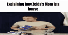 Swanky Box Chips GIF - Swanky Box Chips Explaining How Zeldas Mom Is A House GIFs