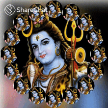 Shiva Portrait GIF - Shiva Portrait Blessing GIFs