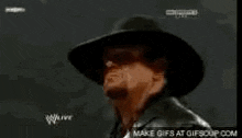 The Undertaker Snort GIF - The Undertaker Undertaker Snort GIFs