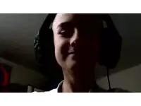 a person wearing headphones with a microphone on their head