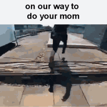 On Our Way To Your Mom Parkour GIF - On Our Way To Your Mom Parkour GIFs
