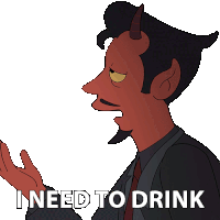 I Need To Drink Satan Sticker - I Need To Drink Satan Rich Fulcher Stickers