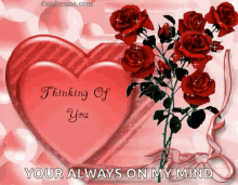 Thinking Of You Red Roses GIF - Thinking Of You Red Roses Sparkle GIFs