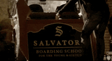 Salvatore Academy Vampire Diaries GIF - Salvatore Academy Vampire Diaries Legacies GIFs