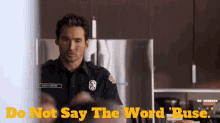 Station19 Travis Montgomery GIF - Station19 Travis Montgomery Do Not Say The Word Ruse GIFs