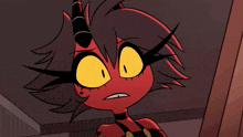 a cartoon character says " damn " in yellow