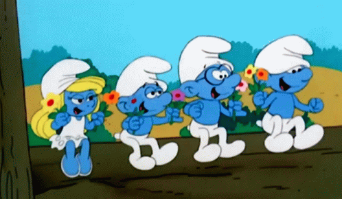 The Smurfs Smurfette GIF - The Smurfs Smurfette Brainy Smurf GIFs