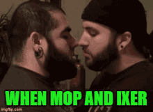 When Mo And Ixer Farnoild GIF - When Mo And Ixer Farnoild Kiss GIFs