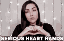 Heart Hands Caryanne GIF - Heart Hands Caryanne Hearts GIFs