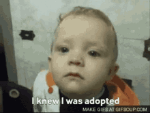 Kid Pout GIF - Kid Pout I Knew I Was Adopted GIFs