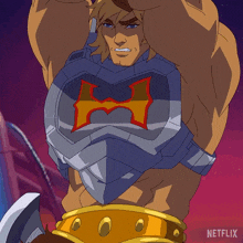 Power Up He-man GIF - Power Up He-man Masters Of The Universe Revolution GIFs