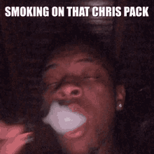Smoking On That Chris Pack GIF - Smoking On That Chris Pack GIFs