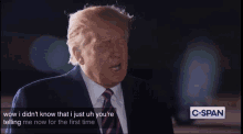 Trump Hearing For The First Time GIF - Trump Hearing For The First Time GIFs