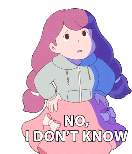 No I Dont Know Bee Sticker - No I Dont Know Bee Bee And Puppycat Stickers
