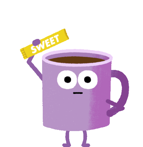 Coffee Adds Sugar And Becomes Sweeter Sticker - Caffeine Rush Sweet Coffee Stickers