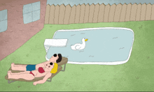 Sick Animations Sickanimation GIF - Sick Animations Sickanimation They Got A Duck In That Pool GIFs