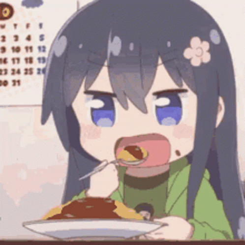 Anime Food Kagura And Gintoki GIF | GIFDB.com