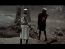 Tis' But A Scratch... GIF - Monty Python And The Holy Grail Black Knight Swords GIFs