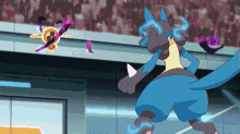 Lucario Pokemon Lucario GIF - Lucario Pokemon Lucario In Pain GIFs
