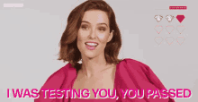 I Was Testing You You Passed GIF - I Was Testing You You Passed Well Done GIFs