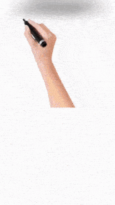 a hand is holding a marker in front of a sign that says sobat voice community