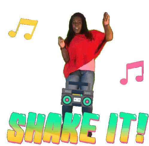 Shake It Sticker - Shake It Dance Stickers