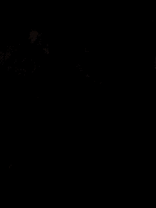 a black car is parked on a brick driveway