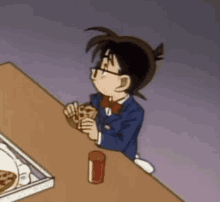 Detective Conan Conan Edogawa GIF - Detective Conan Conan Edogawa Eat GIFs