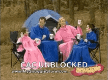Snuggie Camping GIF - Snuggie Camping Party GIFs