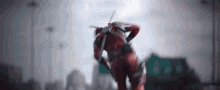 Deadpool Jump GIF - Deadpool Jump Gunshots GIFs