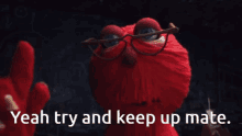 Dhmis Try And Keep Up Mate GIF - Dhmis Try And Keep Up Mate Dhmis Red Guy GIFs