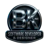 a bk inc software developer and designer logo