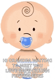 baby pacifier cute congratulations grandpa congratulations