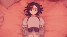 a girl sits on a hospital bed in front of a poster that says ' chinese '