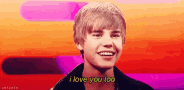 I Love You Too GIF - Justin Bieber I Love You Too Smile GIFs
