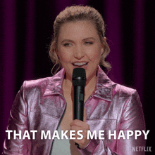 That Makes Me Happy Taylor Tomlinson GIF - That Makes Me Happy Taylor Tomlinson Taylor Tomlinson Have It All GIFs