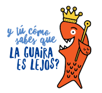 La Guaira El Rey Del Pescado Frito Sticker