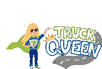 Transpress Truck Queen Sticker