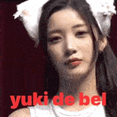 Yuki Yuki Bel GIF - Yuki Yuki Bel Yuki Purple Kiss GIFs