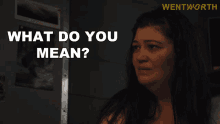 What Do You Mean Susan Jenkins GIF - What Do You Mean Susan Jenkins Wentworth GIFs