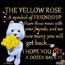sue harrell anderson yellow rose friendship