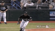 Jump Into A Baseball Fight - Attack GIF - Attack Baseball Fight GIFs