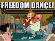 Futurama Freedom GIF - Futurama Freedom Dance GIFs