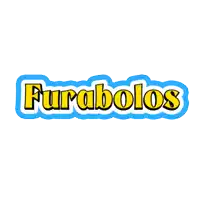 a blue and yellow logo that says furabol